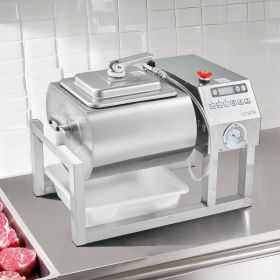 Vacuum Meat Tumbler Marinator Machine 20L For Chicken Steak Fish Commercial Use (Option: Silver)