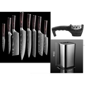 Chef Knives Kitchen Knives Cleaver Slicing Knives (Option: Set1)